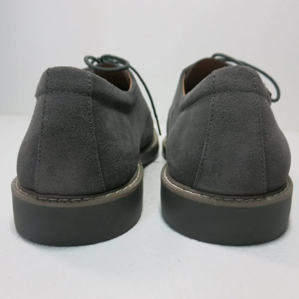 Bass Suede Leather Rubber Sole Comfort Dress Oxfords Men's Footwear 9.5 W